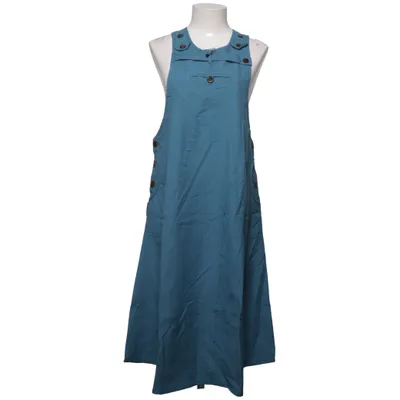 Dungaree dress (Blue) from Guru Shop Cotton