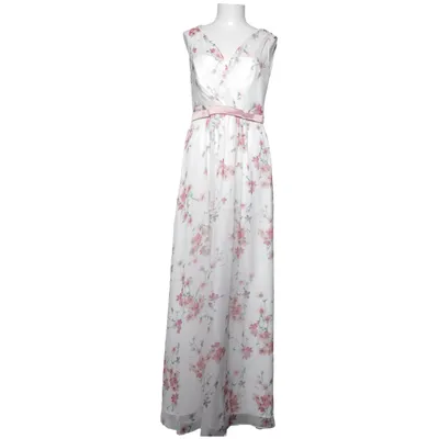 Långklänning (Vit, Rosa, Flerfärgad) från Zero Polyester