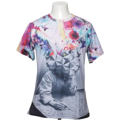 T-shirt (Meerkleurig) van 1991INC Katoen, Polyester