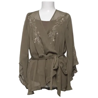 Bluse (Grøn) fra Cream Polyester, Viscose