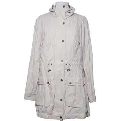 Parka (Beige, Hvid) fra Woman by Tchibo Bomuld, Polyester