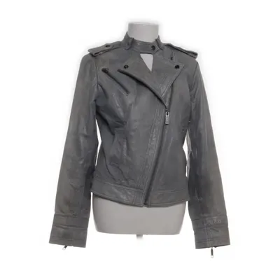 Bikerjack (Groen) van Goosecraft Katoen, Polyester, Leer