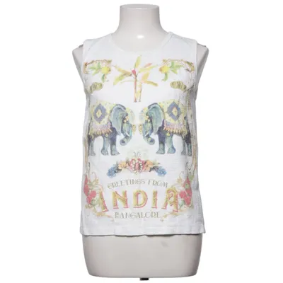 Tank Top (White, Multicolored) from Zara W&B Collection