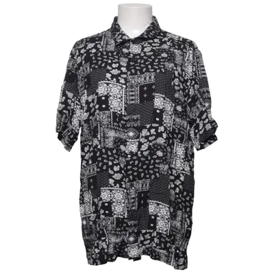 Short sleeve shirt (Black, White) from Xside Viscose