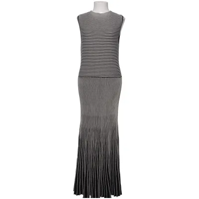 Robe longue (Noir, Beige) de Lindex Coton