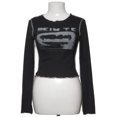 Lange mouwen shirt (Zwart, Wit) van Fashion