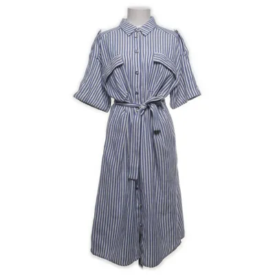 Skjortklänning (Blå, Vit) från Nümph