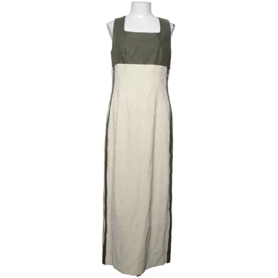 Dress (Beige, Green) from Kaiserjäger Acetate, Cotton, Elastane, Linen
