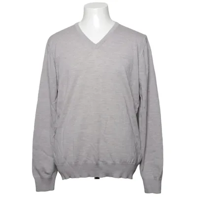 Pullover (W BRIDGE V-NECK FINE MERINO) van The Bridge Project Merinowol