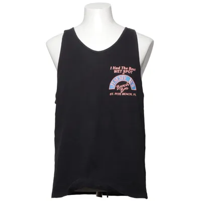 Tanktop (Zwart) van Hanes Heavyweight Katoen