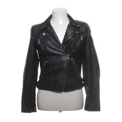 Bikerjacke (Schwarz) von Gas Collection Leder