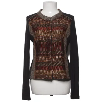 Jakke (Sort, Brun, Flerfarvet) fra Just White Akryl, Elastan, Polyester, Viscose