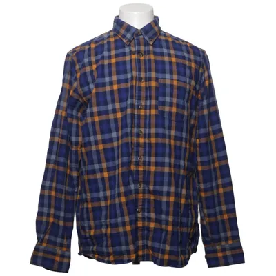 Flanellhemd (Blau, Gelb) von Dressmann Baumwolle