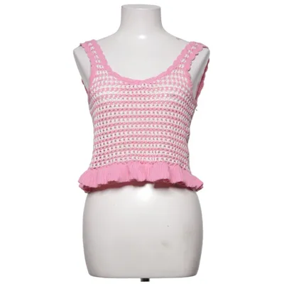 Crop top (Rosa, Vit) från Stradivarius Bomull