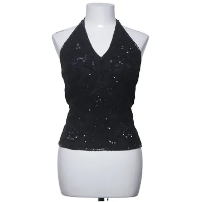 Halter neck top (Black) from Aftershock Silk, Viscose