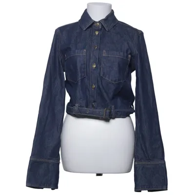 Denimjakke (Blå) fra Divided by H&M Bomuld, Elastan
