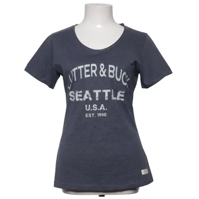 T-shirt (Blå) från Cutter & Buck Bomull, Polyester