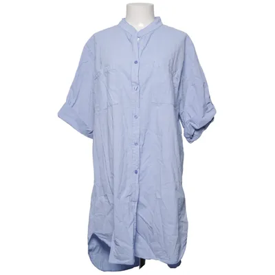 Robe chemise (Bleu, Blanc) de Marta Coton