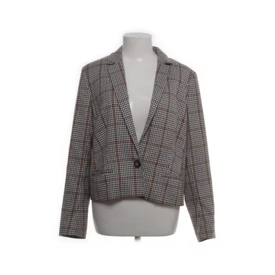 Blazer (White, Multicolored) from Denim Hunter Elastane, Polyester, Viscose