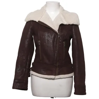 Shearling Jacke (Braun) von Oasis Acryl, Polyester