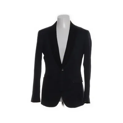 Blazer (Blue, Black) from Limitato Cotton, Viscose