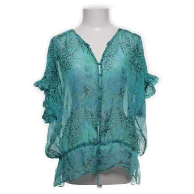 Blouse (Blauw, Groen, Geel) van MM Couture