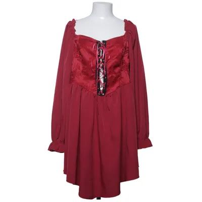 Kjole (Rød) fra Shein Curve Elastan, Polyester