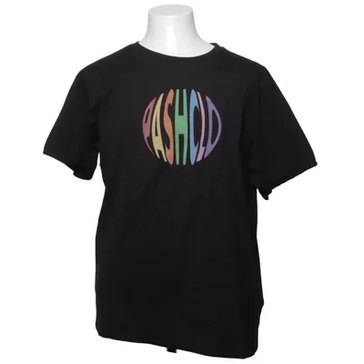 T-shirt (Black, Multicolored) from Pash Organic cotton