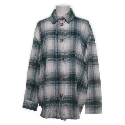 Overshirt (Green, White, Multicolored) from New Look Acrylic, Cotton, Polyamide, Polyester, Viscose, Wool