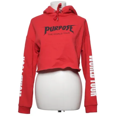 Hoodie (Red) from H&M Justin Bieber Cotton, Polyester