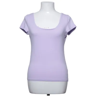 T-shirt (Lila) från H&M Basic Bomull, Elastan