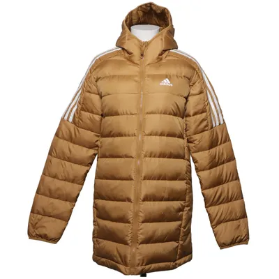 Donsjack (Bruin, Wit) van Adidas Dons, Veer, Polyester