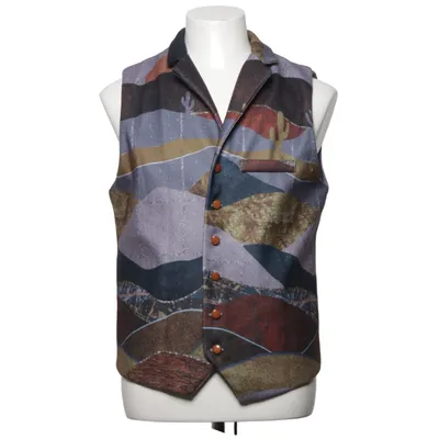 Gilet d'extérieur (Marron, Multicolore) Élasthane, Polyester