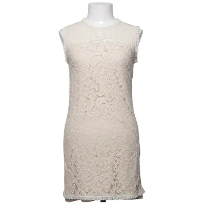 Cocktailjurk (Beige) van Lucy Paris Katoen, Polyamide, Polyester
