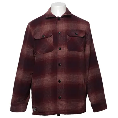 Overshirt (Red, Brown) from The Dudes Acrylic, Polyester