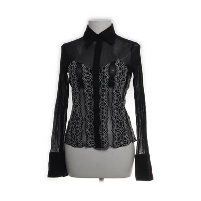 Shirt (Black, White) from Otto Kern Nylon