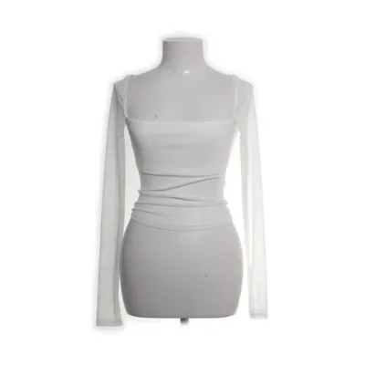 Top (Wit) van Edikted Polyester, Elastaan