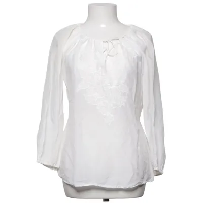 Blouse (Blanc) de Sacks Coton, Soie