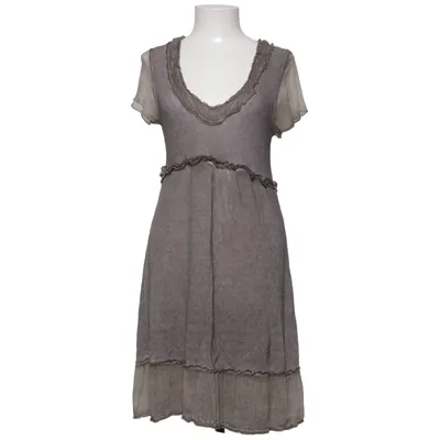 Robe (Marron) de Comma Polyamide, Soie, Viscose
