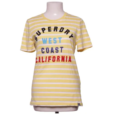 T-shirt (Gul, Hvid, Flerfarvet) fra Superdry Vintage Bomuld, Polyester, Viscose