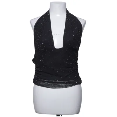 Haltertop (Zwart) van Silence + Noise Elastaan, Polyester