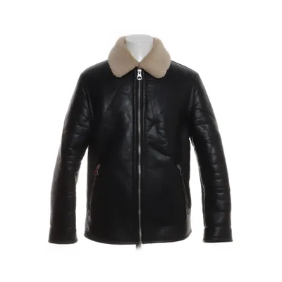 Shearling jas (Zwart) van H&M Man Polyester, Acryl, Polyurethaan