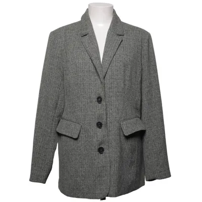 Kavaj (Vit, Grön) från Classic Woman Polyester, Viskos
