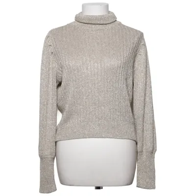 Turtleneck (Beige) from Valerie Metallic fiber, Viscose