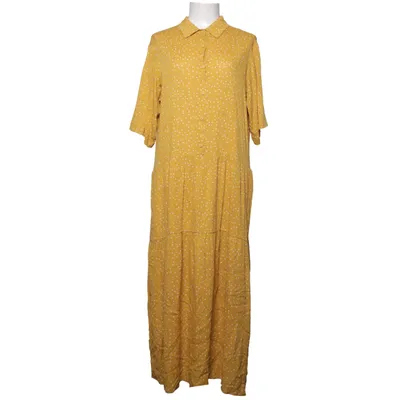 Robe longue (Jaune, Blanc) de Maraislise Viscose