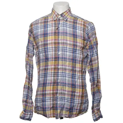 Overhemd (Blauw, Geel, Wit) van Use Linnen