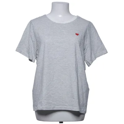 T-shirt (Wit, Grijs) van JDY Katoen, Viscose