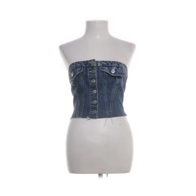 Tubtopp (Blå) från Zara Bomull, Elastan, Polyuretan