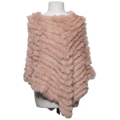 Poncho (Beige) de Jayley Fourrure, Viscose