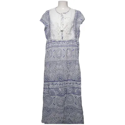 Maxi jurk (Blauw, Wit) van Jaase Katoen